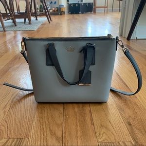 Two tone gray Kate Spade purse